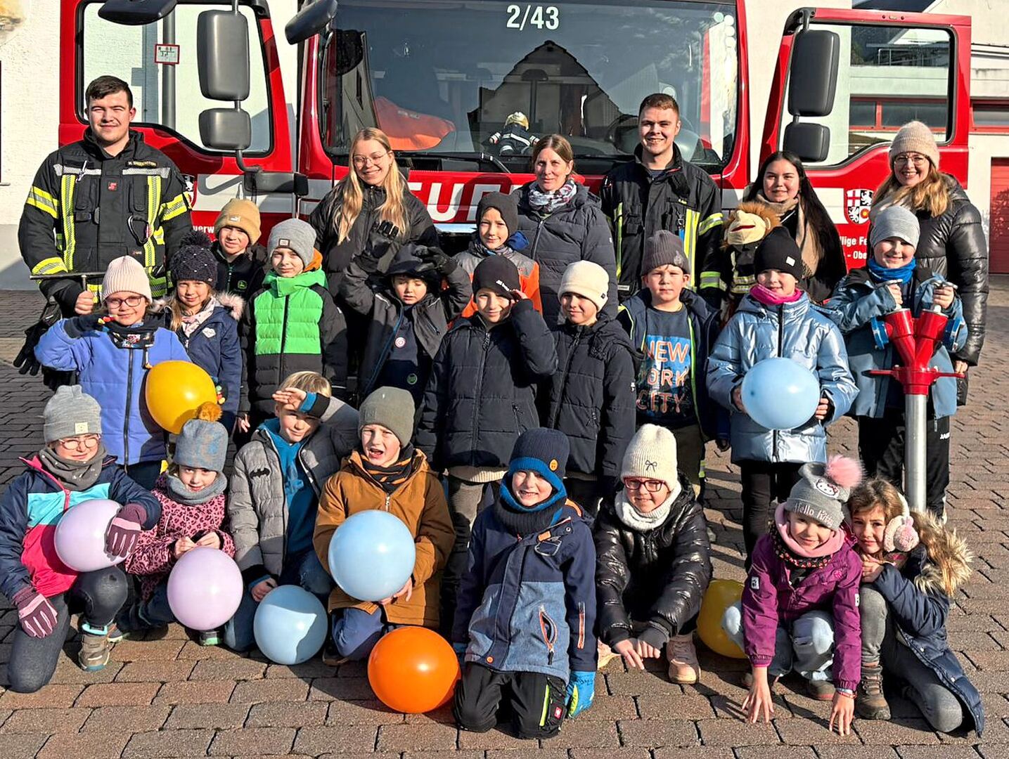 Fröhlich und wissbegierig: die Löschzwerge der Feuerwehr Oberbrechen. Foto: Löschzwerge Oberbrechen