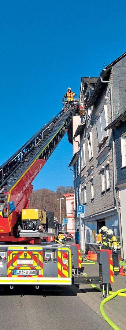 Brand in Weilburg
