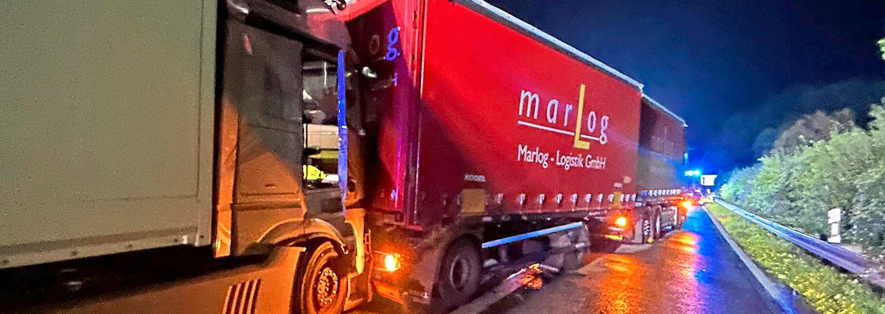 Lkw-Unfall bei Elz. Foto: Klaus-Dieter Häring