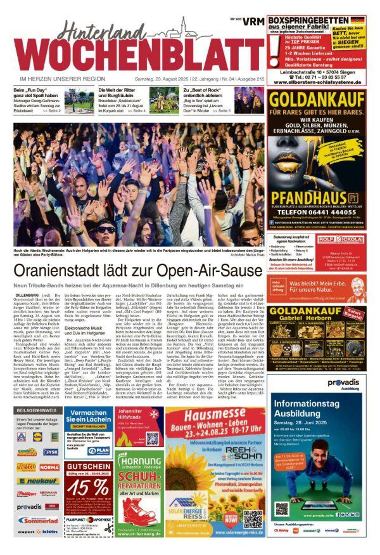 Hinterland Wochenblatt