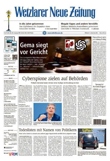 Wetzlarer Neue Zeitung