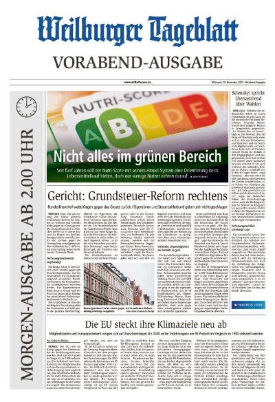 Weilburger Tageblatt