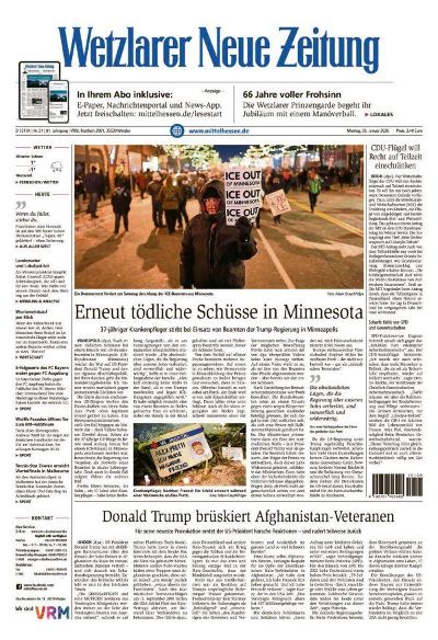 Wetzlarer Neue Zeitung 2026-01-26