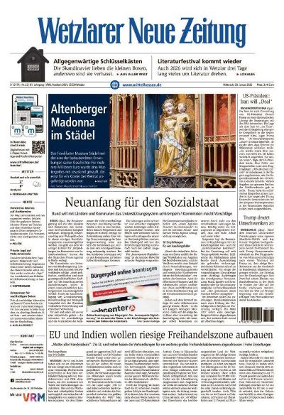 Wetzlarer Neue Zeitung 2026-01-28