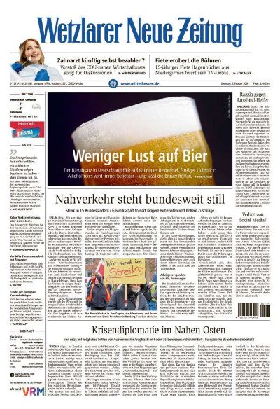 Wetzlarer Neue Zeitung 2026-02-03