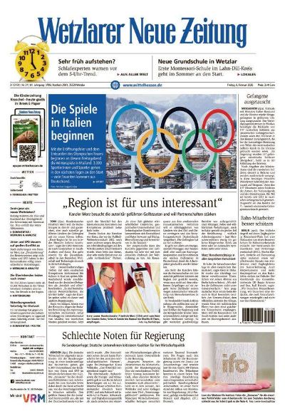 Wetzlarer Neue Zeitung 2026-02-06