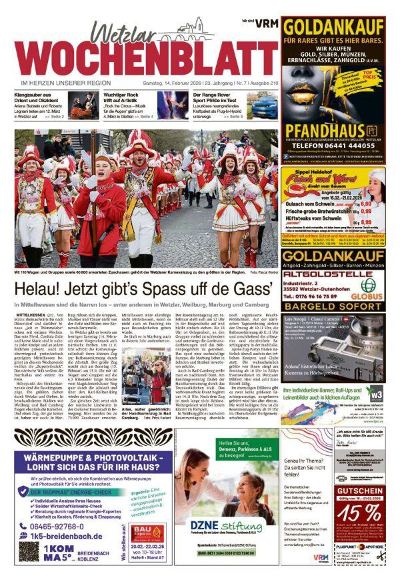 Wetzlar Wochenblatt 2026-02-14