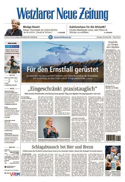 Wetzlarer Neue Zeitung 2026-02-19