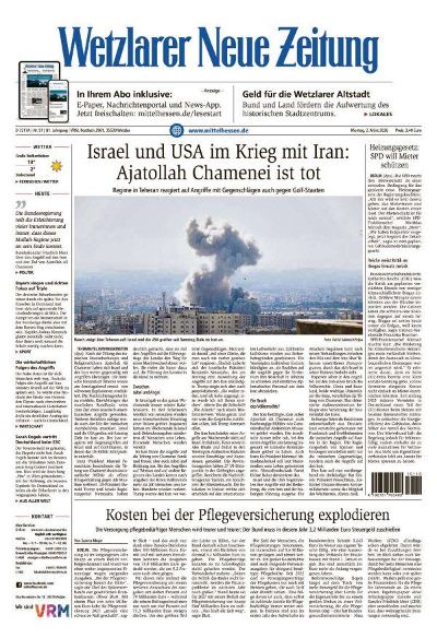 Wetzlarer Neue Zeitung 2026-03-02