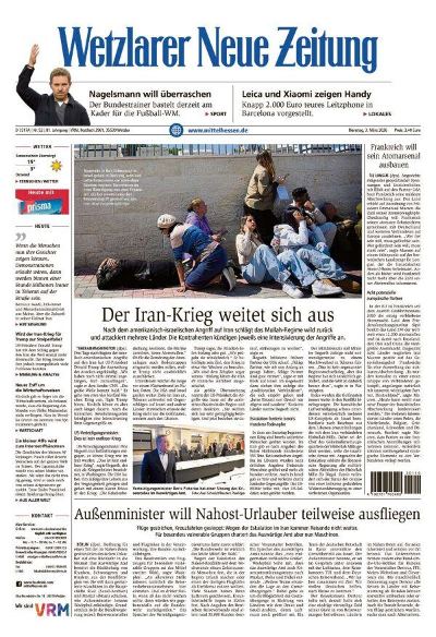Wetzlarer Neue Zeitung 2026-03-03