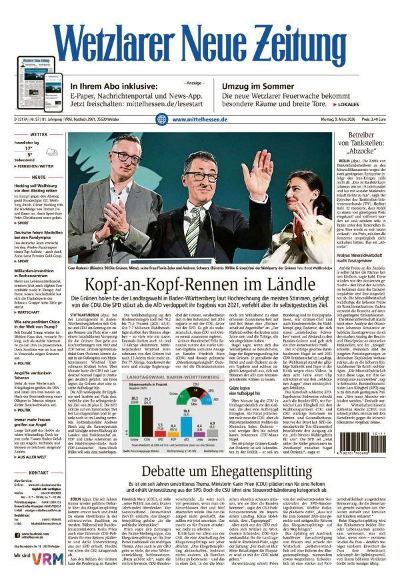 Wetzlarer Neue Zeitung 2026-03-09