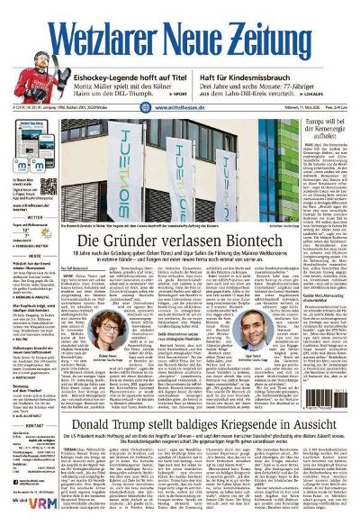 Wetzlarer Neue Zeitung 2026-03-11