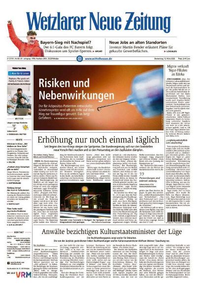 Wetzlarer Neue Zeitung 2026-03-12