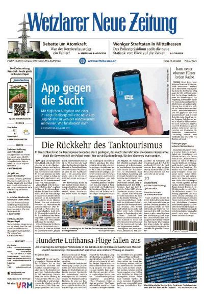 Wetzlarer Neue Zeitung 2026-03-13