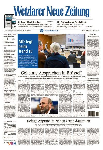 Wetzlarer Neue Zeitung 2026-03-16