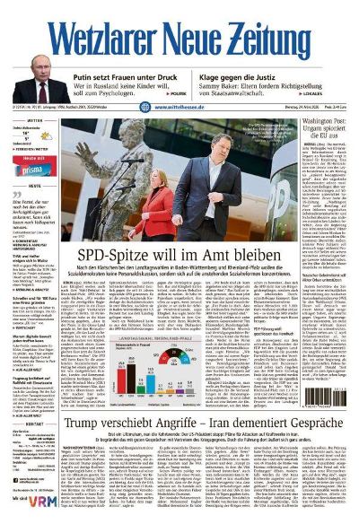 Wetzlarer Neue Zeitung 2026-03-24