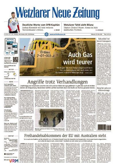 Wetzlarer Neue Zeitung 2026-03-25