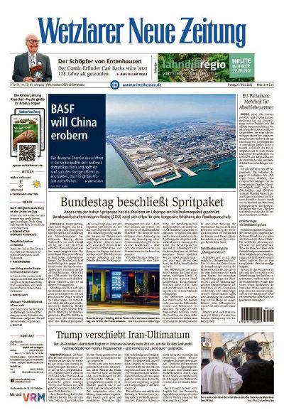 Wetzlarer Neue Zeitung 2026-03-27
