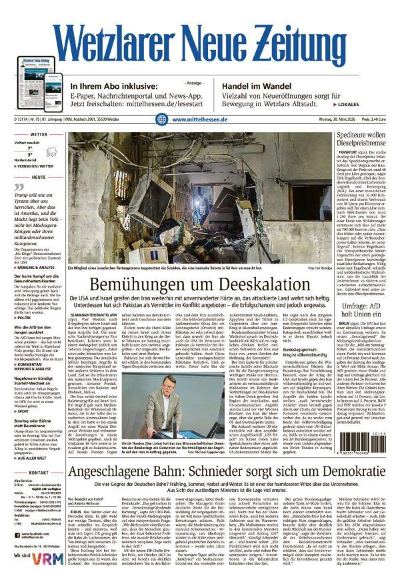 Wetzlarer Neue Zeitung 2026-03-30