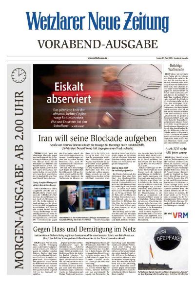 Wetzlarer Neue Zeitung