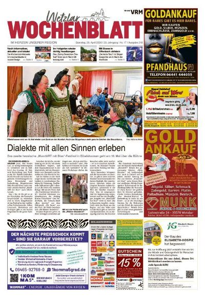 Wetzlar Wochenblatt 2026-04-25