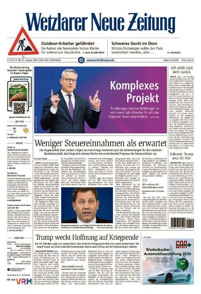 Wetzlarer Neue Zeitung 2026-05-08