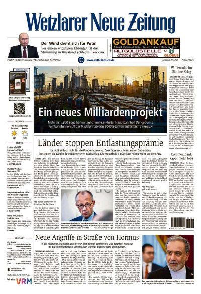 Wetzlarer Neue Zeitung 2026-05-09
