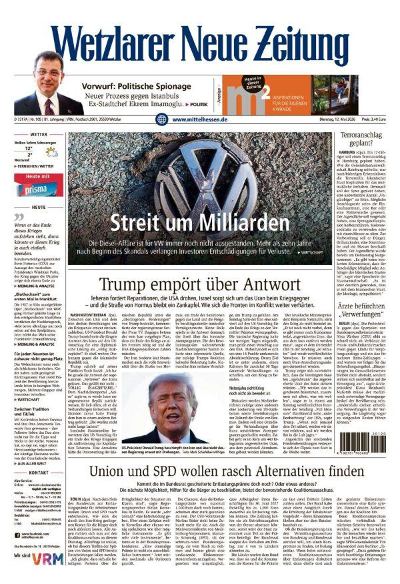 Wetzlarer Neue Zeitung 2026-05-12