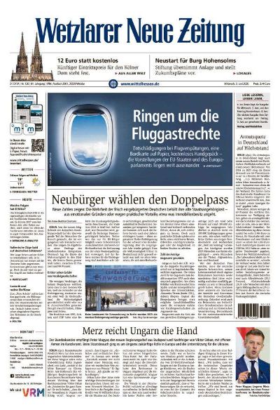 Wetzlarer Neue Zeitung 2026-06-03