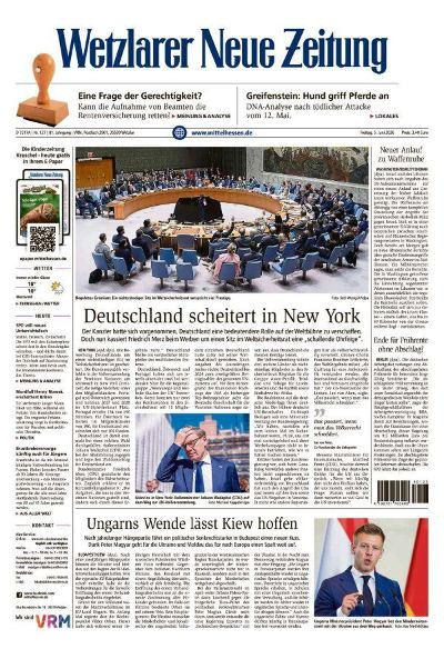 Wetzlarer Neue Zeitung 2026-06-05