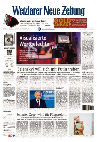 Wetzlarer Neue Zeitung 2026-06-06