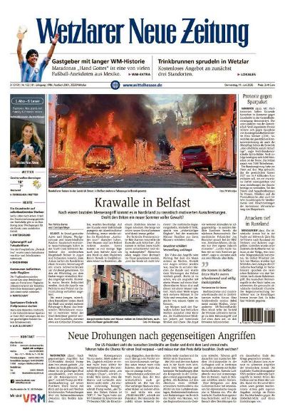 Wetzlarer Neue Zeitung 2026-06-11
