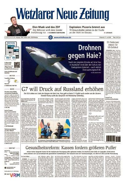 Wetzlarer Neue Zeitung 2026-06-17