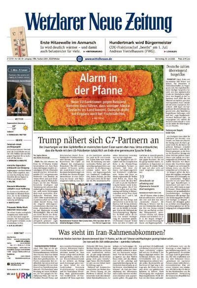 Wetzlarer Neue Zeitung 2026-06-18