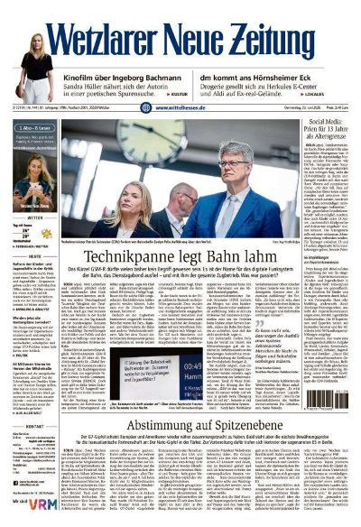 Wetzlarer Neue Zeitung 2026-06-25