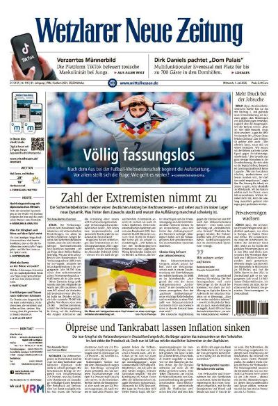 Wetzlarer Neue Zeitung 2026-07-01