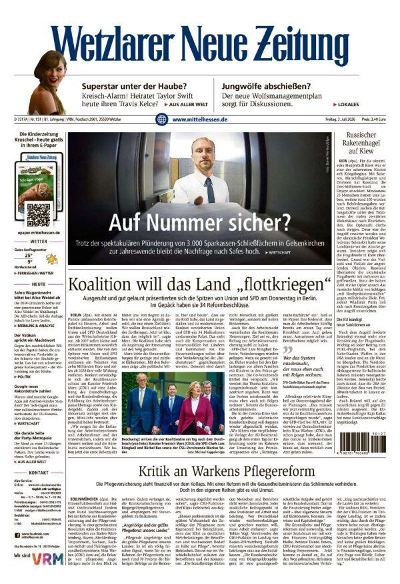 Wetzlarer Neue Zeitung 2026-07-03