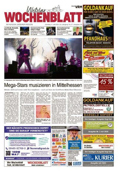 Wetzlar Wochenblatt 2026-07-04