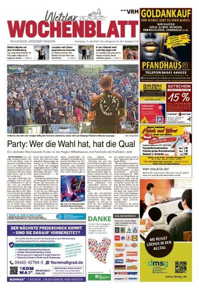 Wetzlar Wochenblatt 2026-07-11