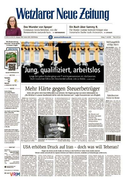 Wetzlarer Neue Zeitung 2026-07-17