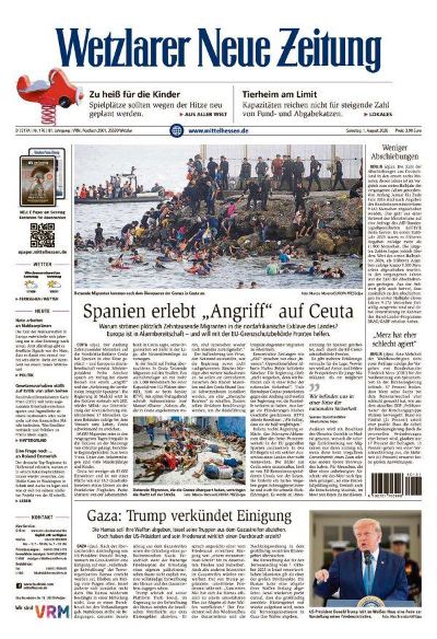 Wetzlarer Neue Zeitung 2026-08-01