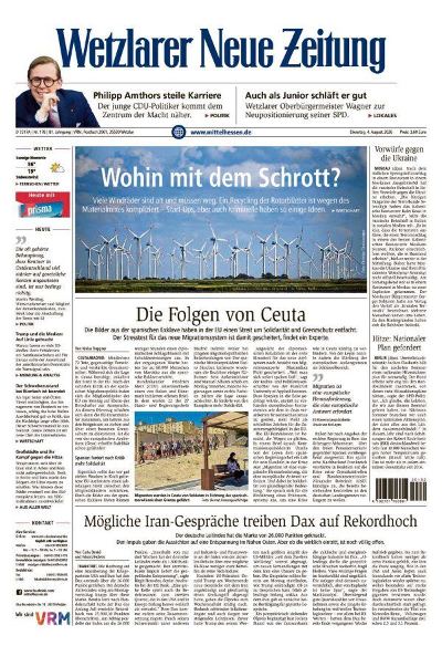 Wetzlarer Neue Zeitung 2026-08-04