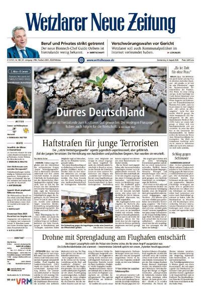 Wetzlarer Neue Zeitung 2026-08-06
