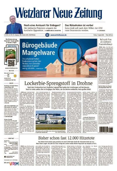Wetzlarer Neue Zeitung 2026-08-07