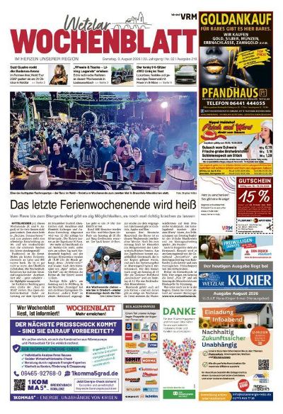 Wetzlar Wochenblatt 2026-08-08