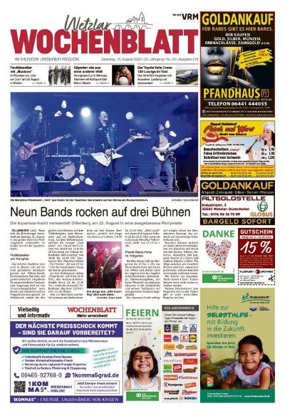 Wetzlar Wochenblatt 2026-08-15