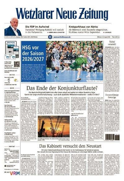 Wetzlarer Neue Zeitung 2026-08-26