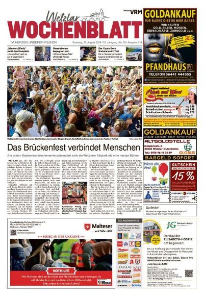 Wetzlar Wochenblatt 2026-08-29