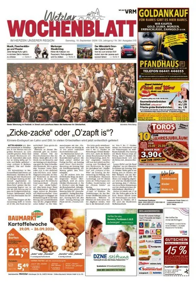 Wetzlar Wochenblatt 2026-09-19