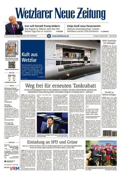 Wetzlarer Neue Zeitung 2026-09-26